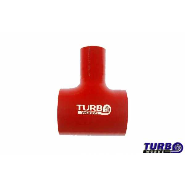 T darab tömlő BlowOff TurboWorks piros 51mm / 9mm kép